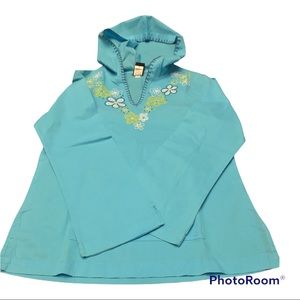 GAP Girl's  cotton bohemian-inspired "hoodie"